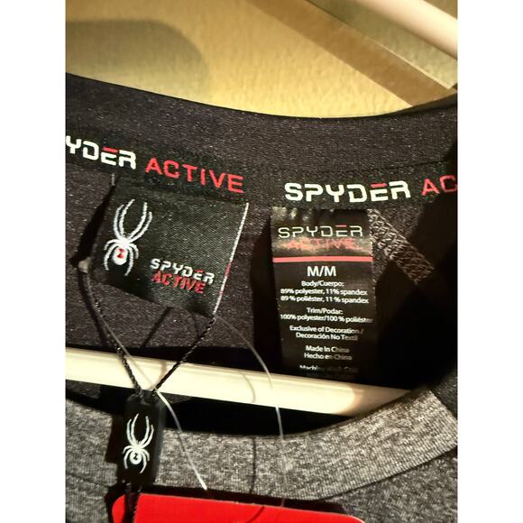 Spyder Active long sleeve shirt New Men’s M - Picture 3 of 5